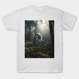 Astronaut in the Rainforest: A Surreal Exploration T-Shirt